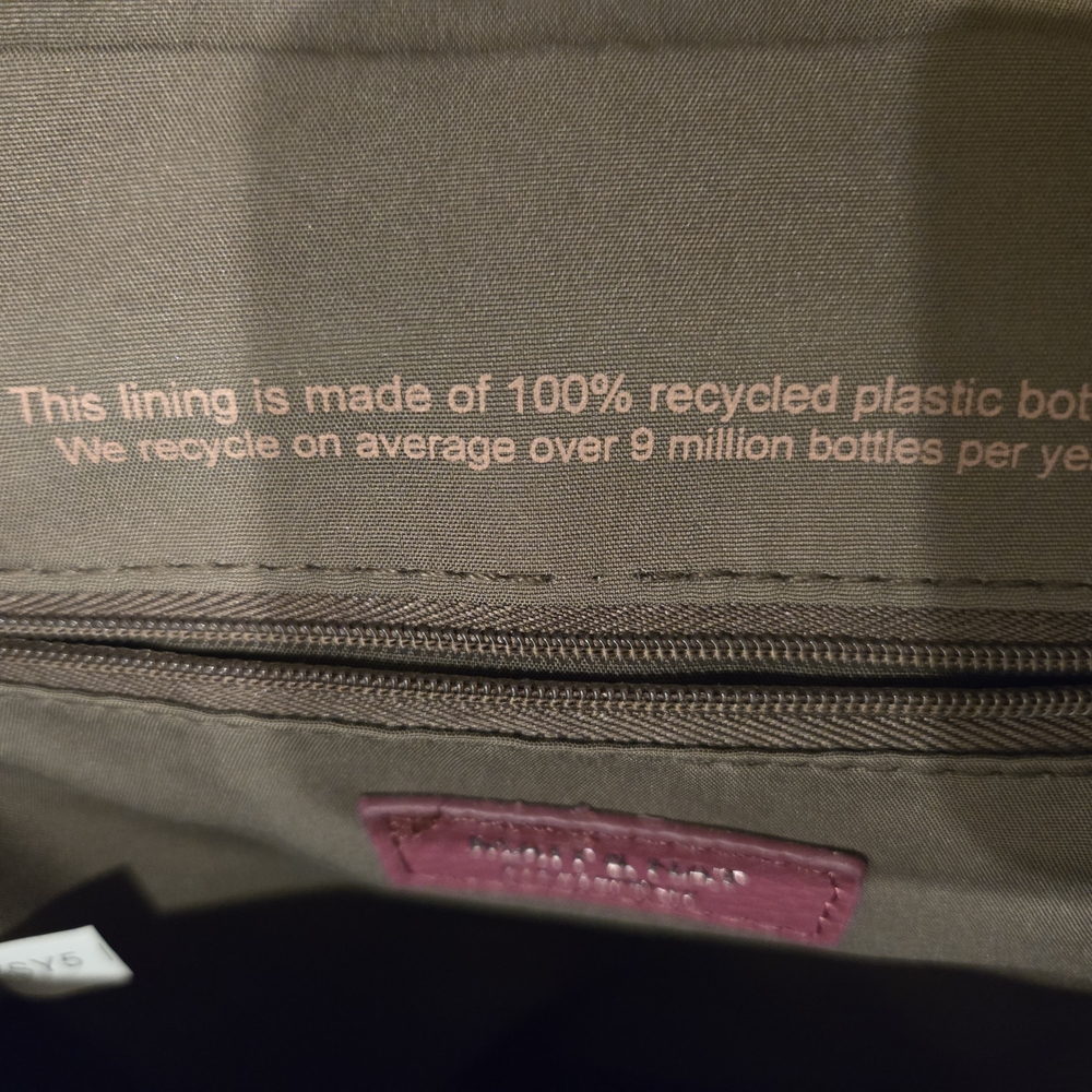 Matt & Nat Burgundy Backpack and Wallet Set - Picture 6 of 10